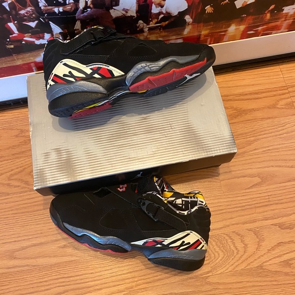 🔥 ‘RARE’ Air Jordan 8 Retro Low GS ‘Playoff’🔥💎 - Picture 12 of 16